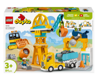 Klocki LEGO® LEGO DUPLO 10476 Plac budowy z pojazdami 3 w 1